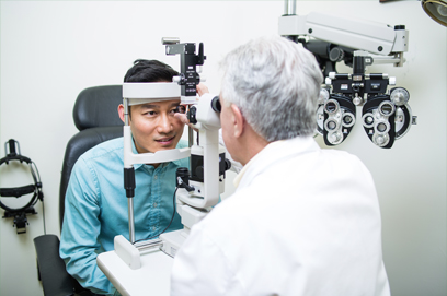Eye Exam - Visual Field Test